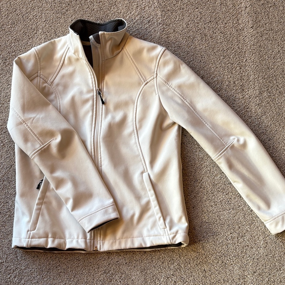 Lands' End Off White Windbreaker